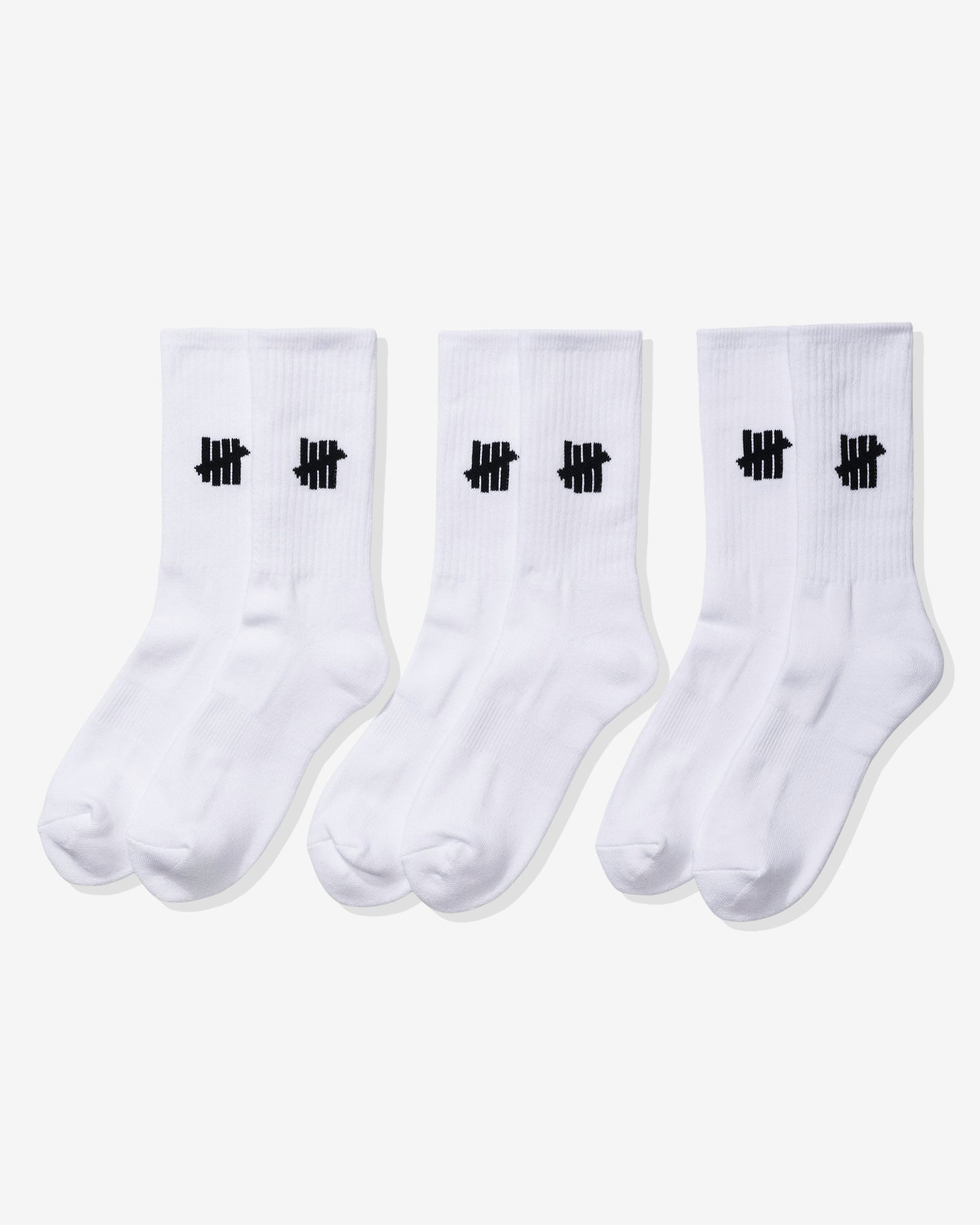 Undefeated Accessories - UNDEFEATED ICON CREW SOCK, 3-PACK