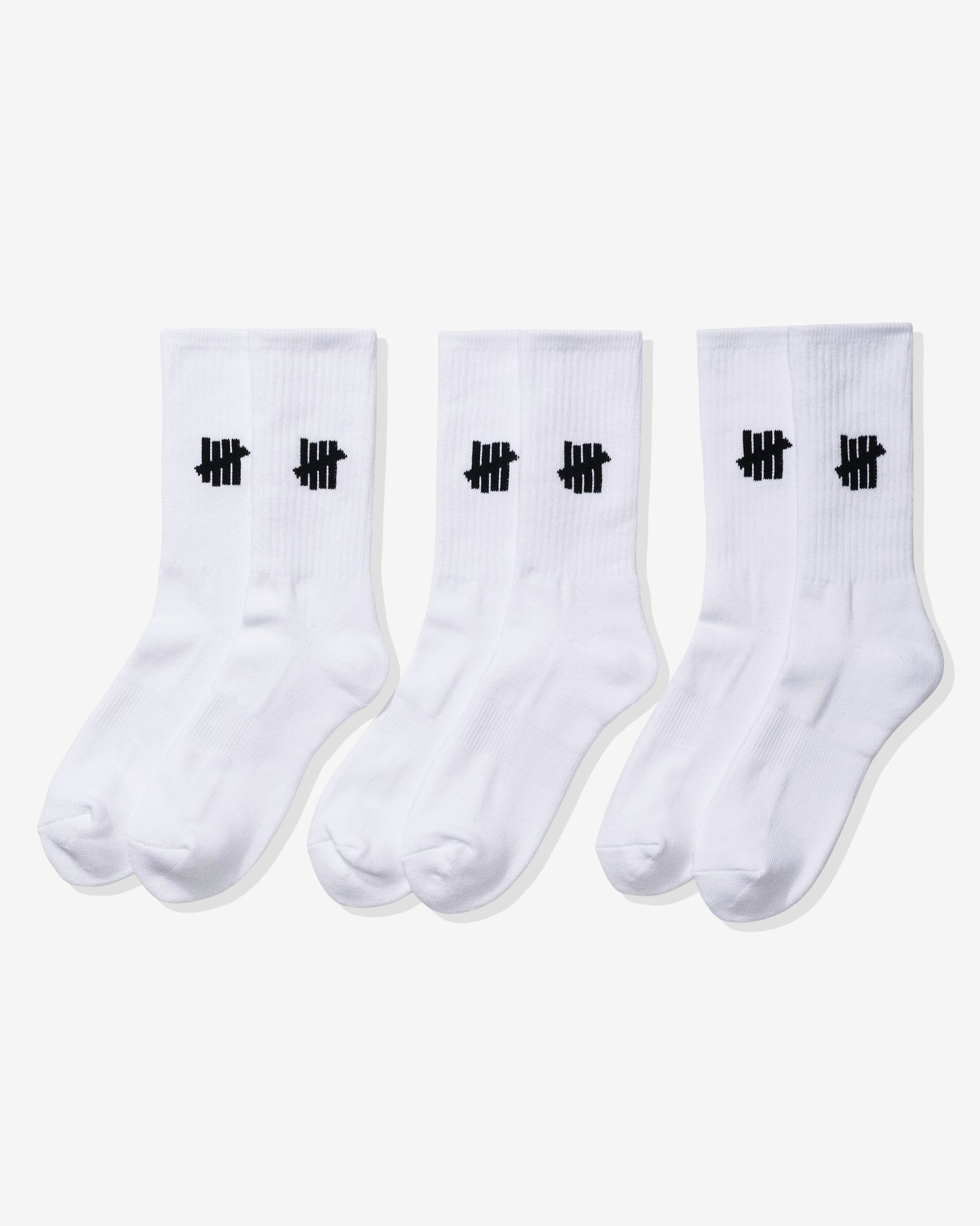 Undefeated Accessories - UNDEFEATED ICON CREW SOCK, 3-PACK