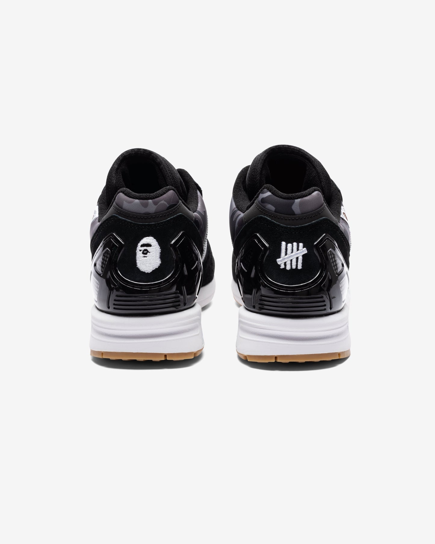 Undefeated Footwear - BAPE X UNDEFEATED X ADIDAS ZX 8000 - CBLACK/ CWHITE/ GUM