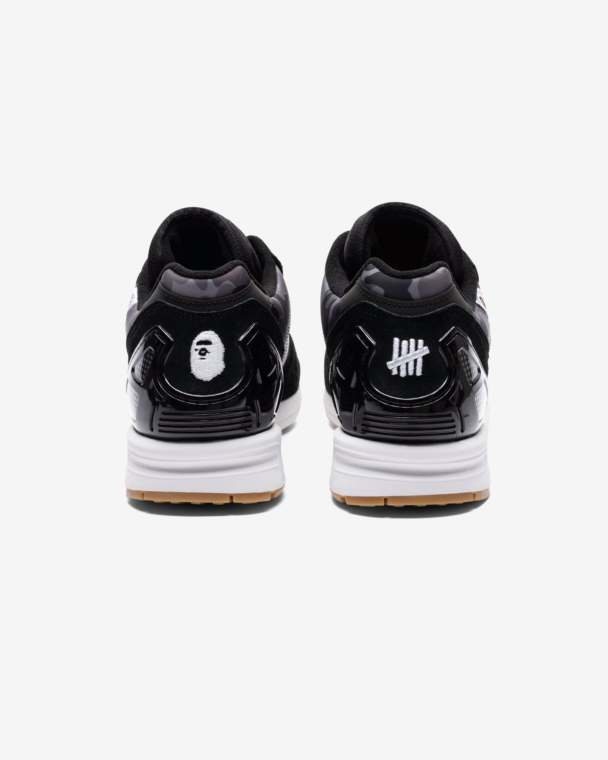 Undefeated Footwear - BAPE X UNDEFEATED X ADIDAS ZX 8000 - CBLACK/ CWHITE/ GUM