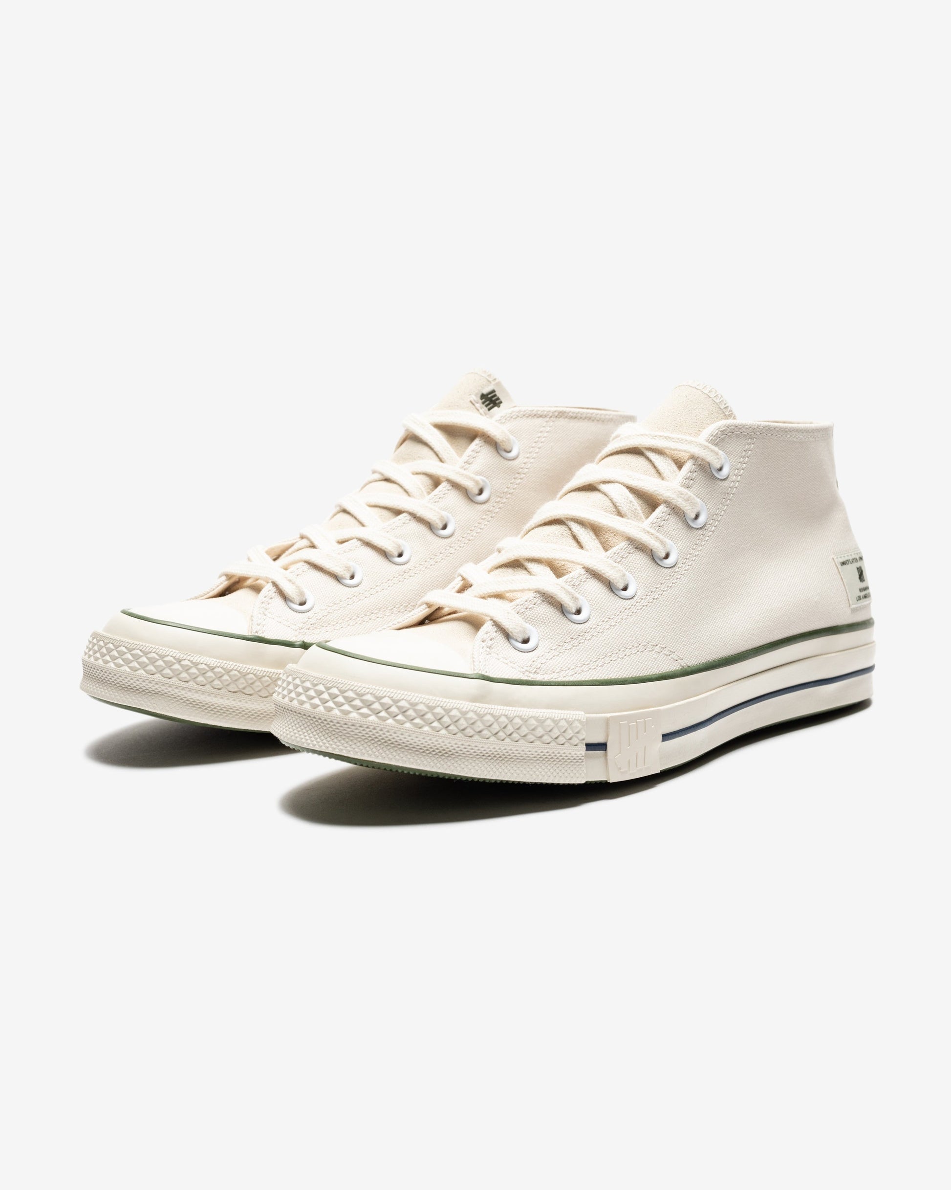 Undefeated Footwear - UNDEFEATED X CONVERSE CHUCK 70 MID- PARCHMENT/ CHIVE