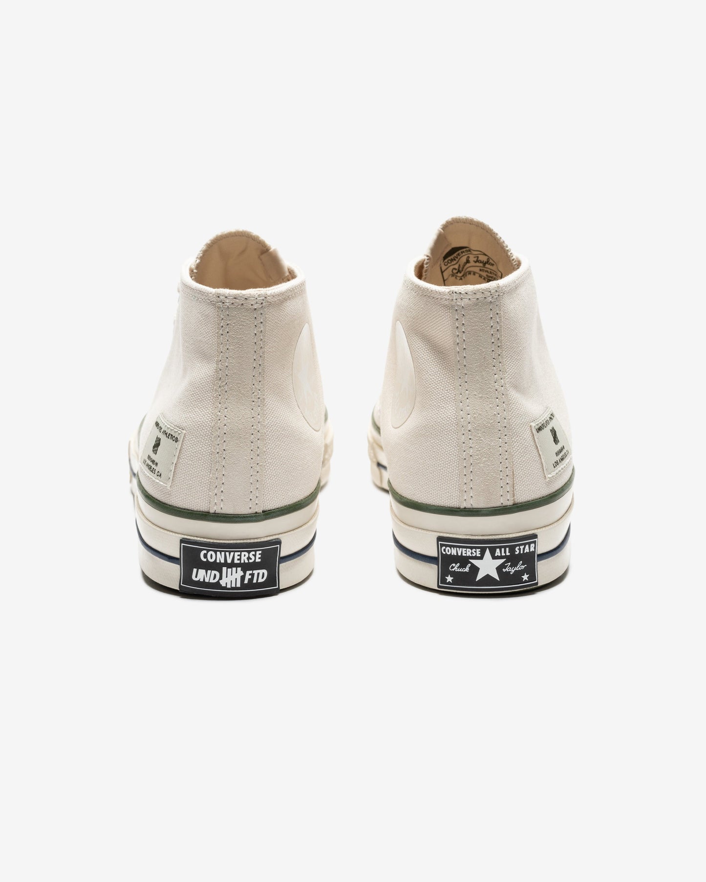 Undefeated Footwear - UNDEFEATED X CONVERSE CHUCK 70 MID- PARCHMENT/ CHIVE