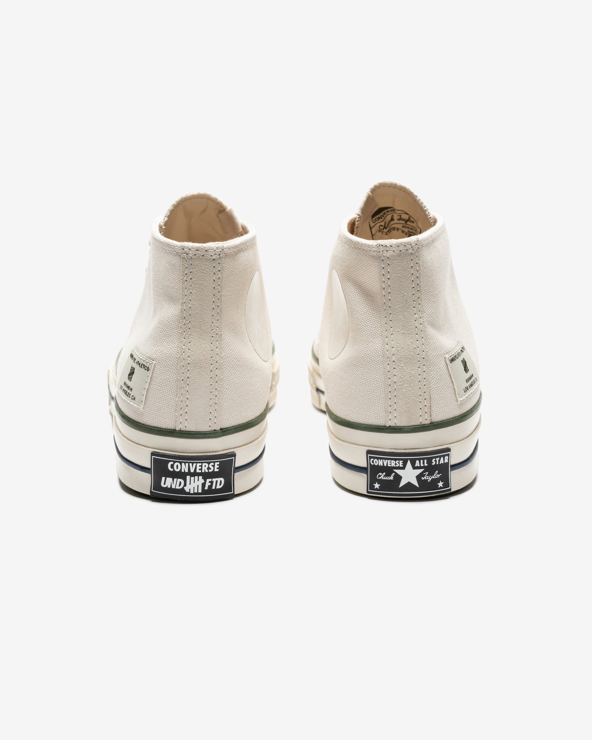 Undefeated Footwear - UNDEFEATED X CONVERSE CHUCK 70 MID- PARCHMENT/ CHIVE