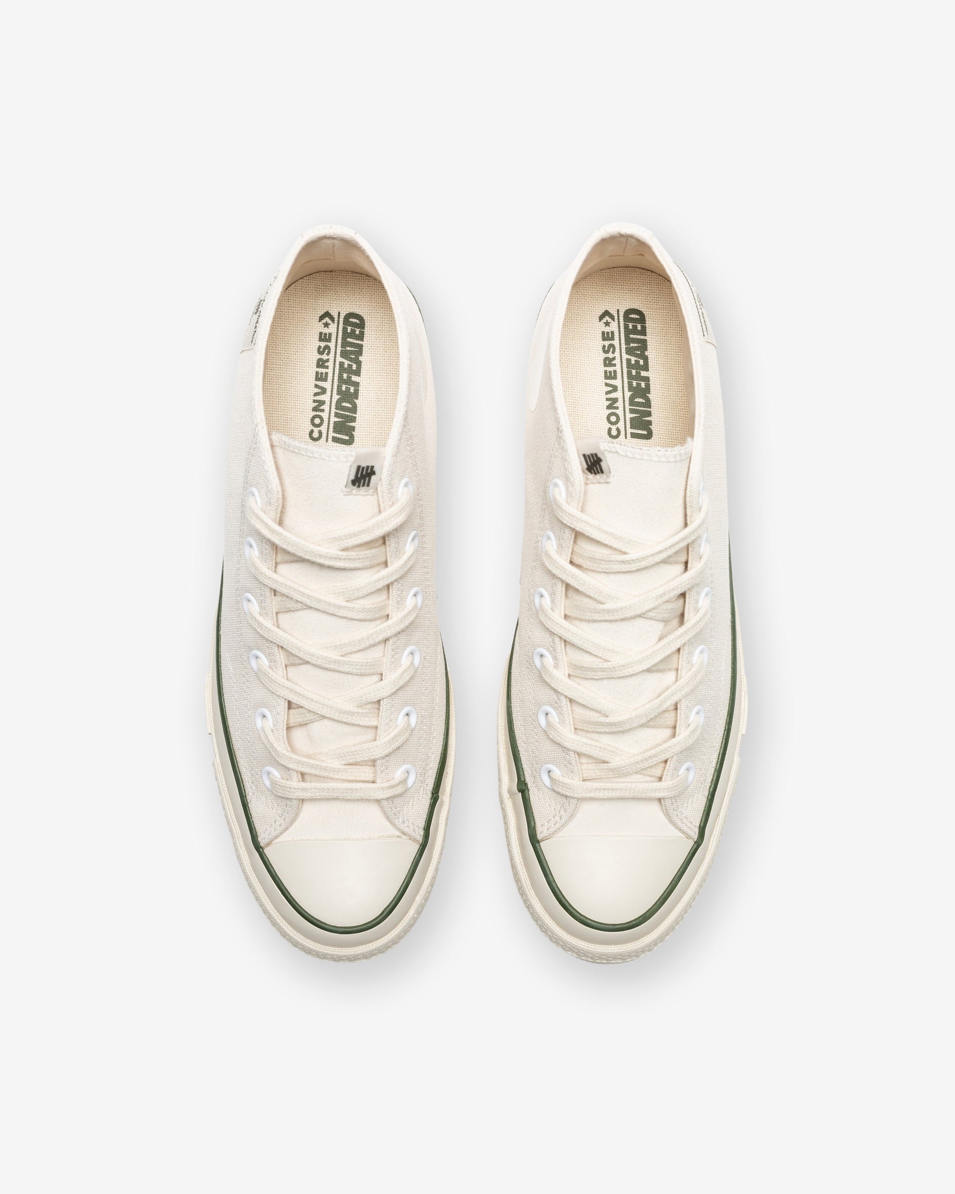 Undefeated Footwear - UNDEFEATED X CONVERSE CHUCK 70 MID- PARCHMENT/ CHIVE