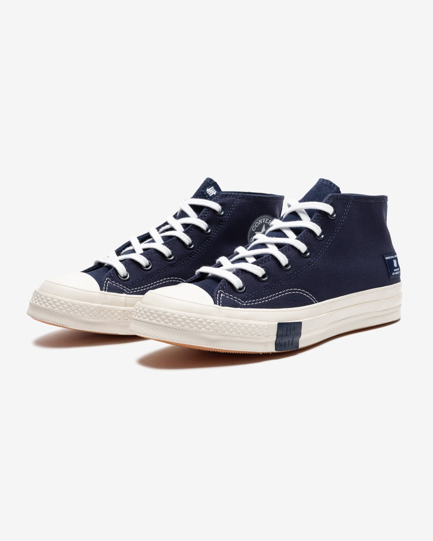 Undefeated Footwear - CONVERSE X UNDEFEATED CHUCK 70 MID - BLACKIRIS/ PARCHMENT