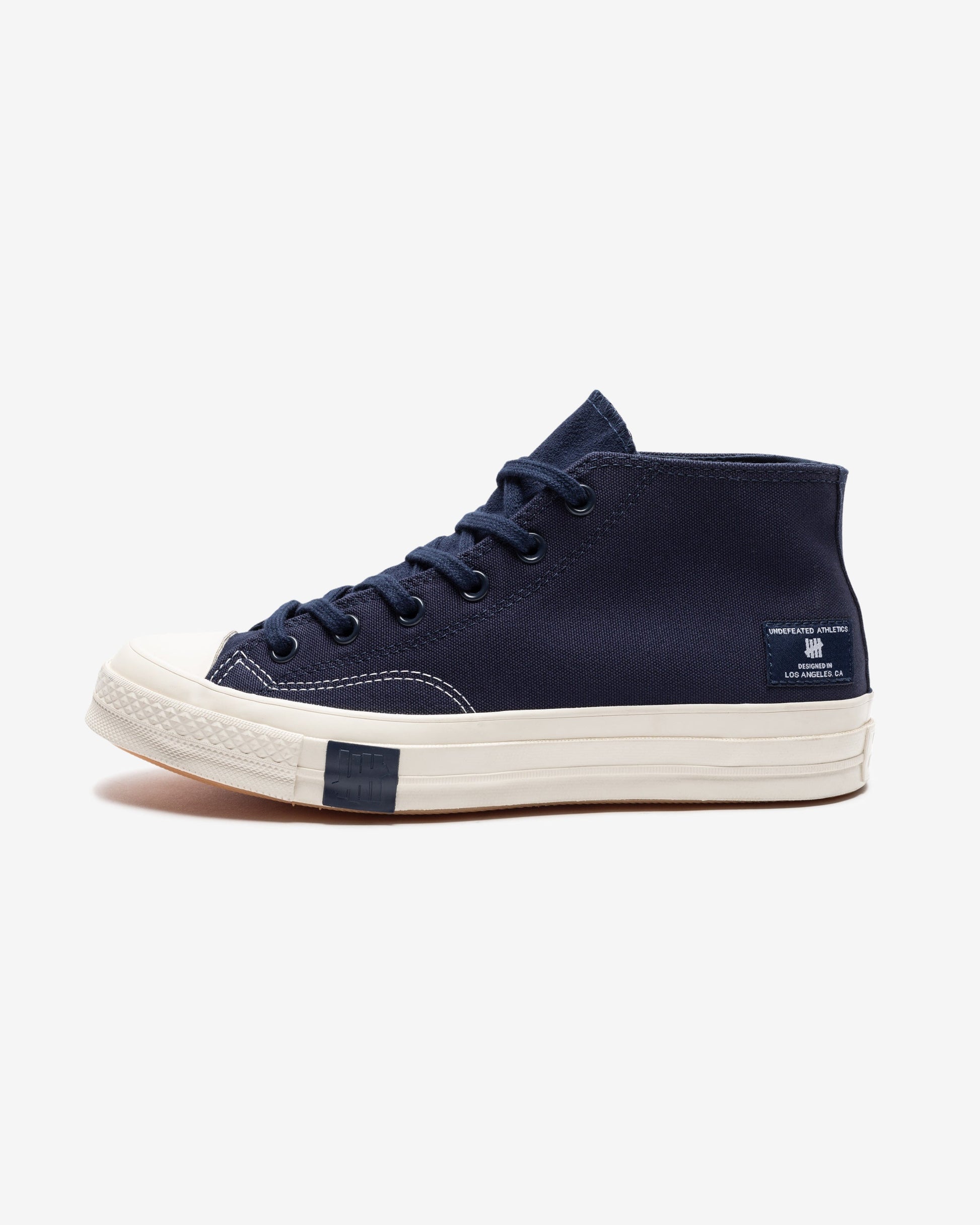 Undefeated Footwear - CONVERSE X UNDEFEATED CHUCK 70 MID - BLACKIRIS/ PARCHMENT