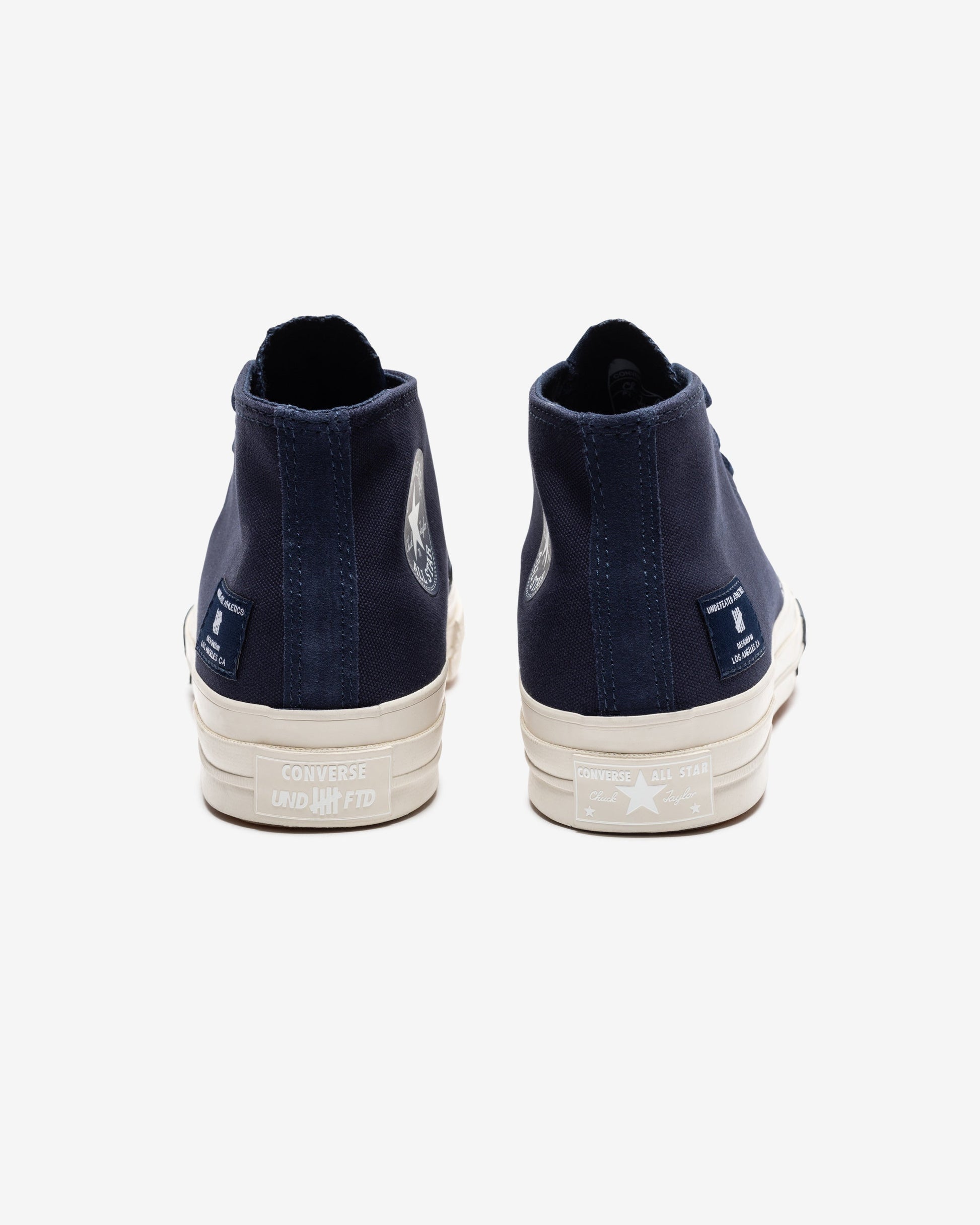 Undefeated Footwear - CONVERSE X UNDEFEATED CHUCK 70 MID - BLACKIRIS/ PARCHMENT