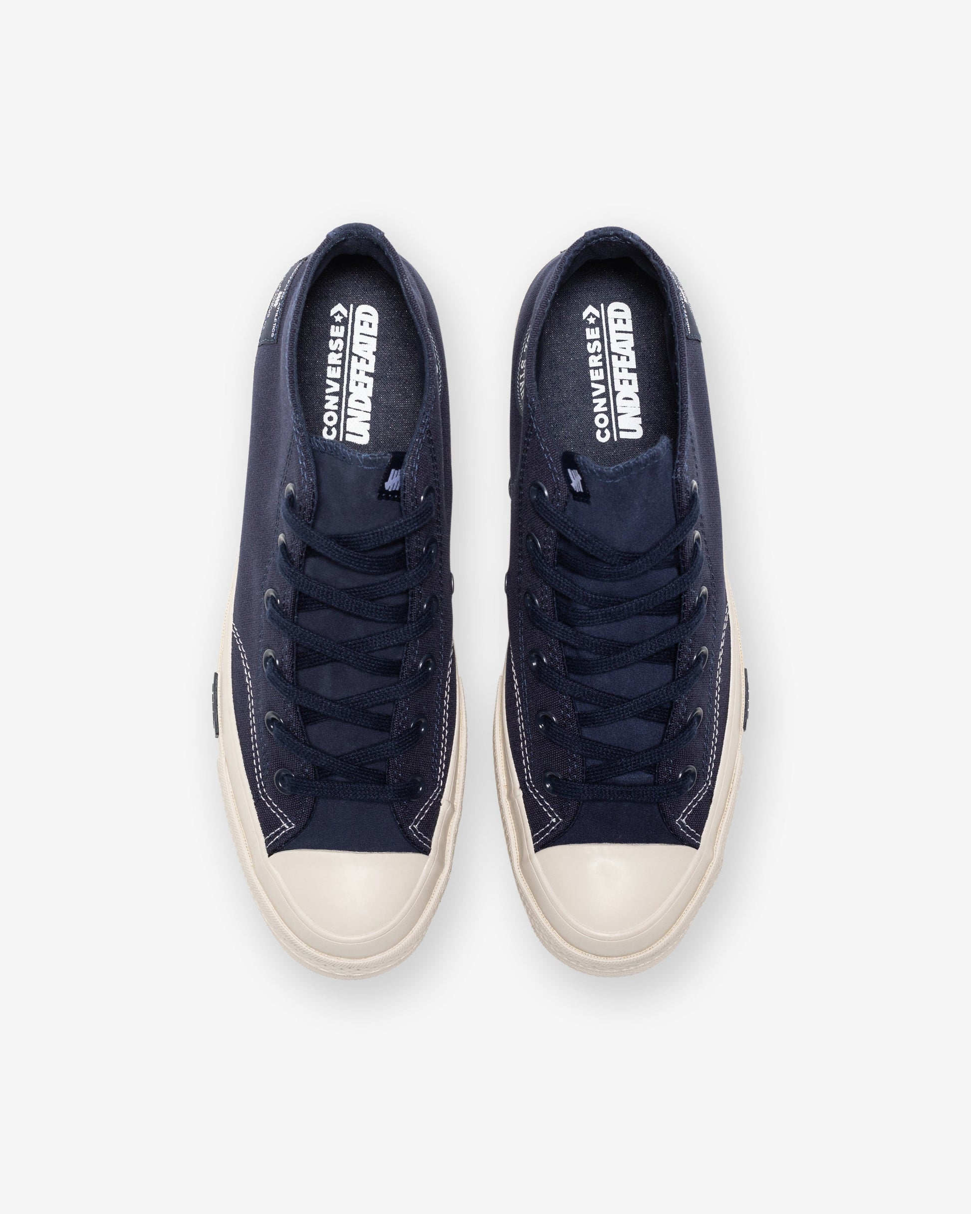 Undefeated Footwear - CONVERSE X UNDEFEATED CHUCK 70 MID - BLACKIRIS/ PARCHMENT