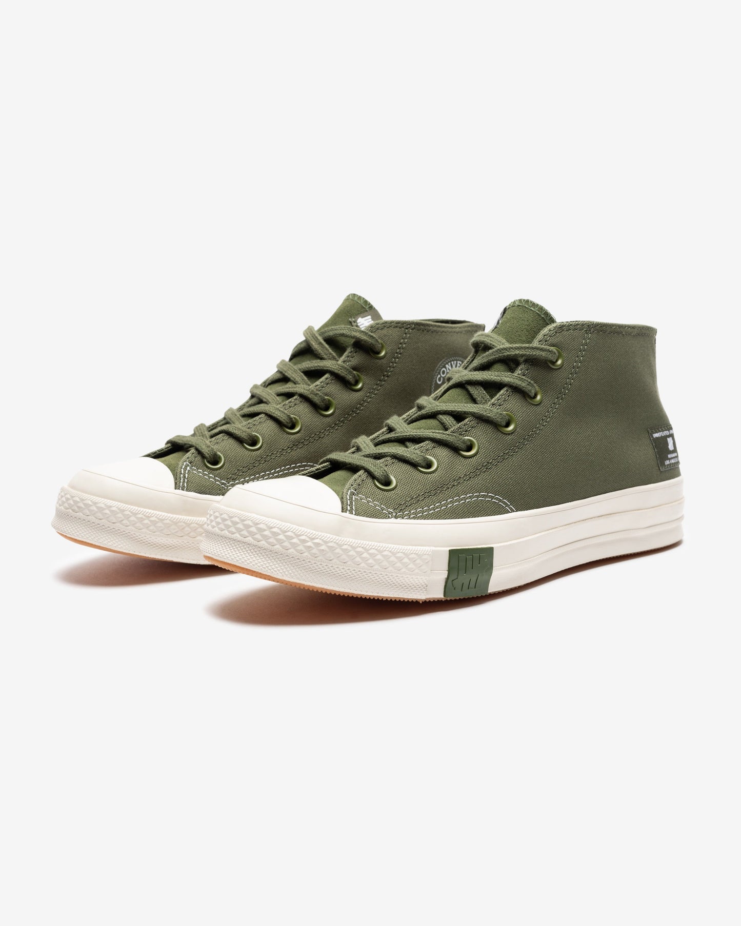 Undefeated Footwear - CONVERSE X UNDEFEATED CHUCK 70 MID - CHIVE/ PARCHMENT