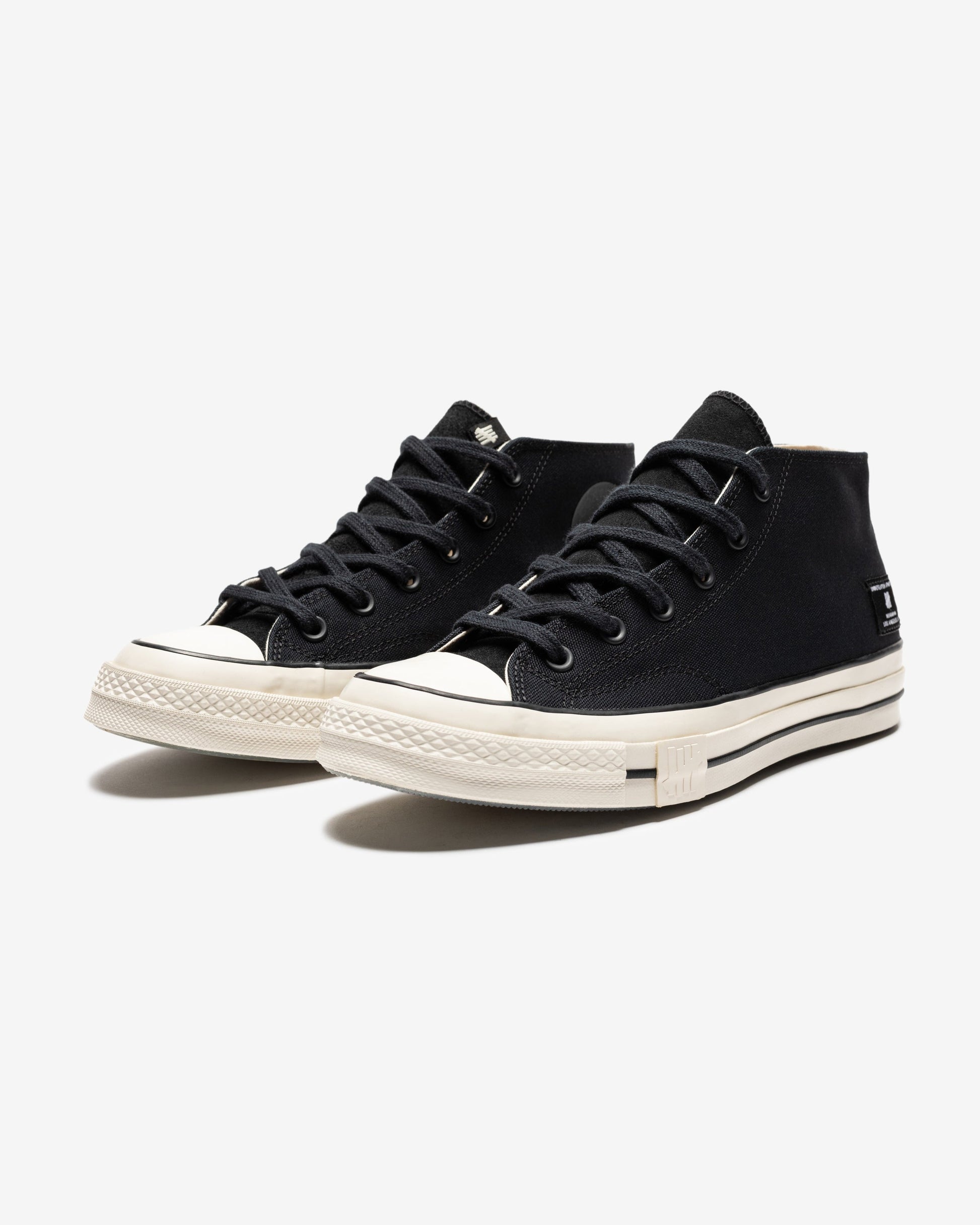 Undefeated Footwear - UNDEFEATED X CONVERSE CHUCK 70 MID- BLACK/ NATURALIVORY