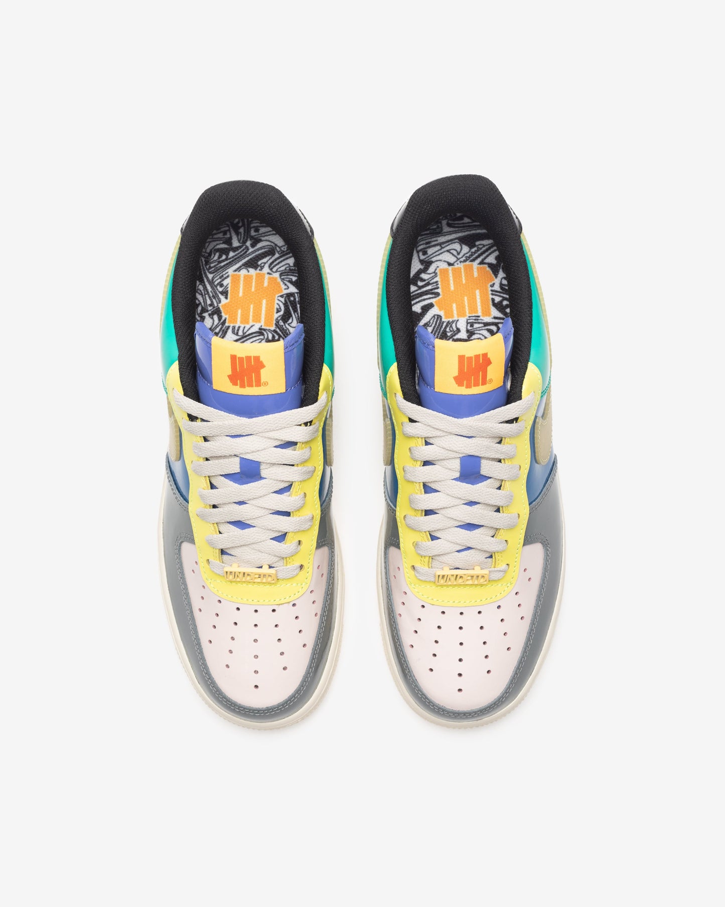 Undefeated Footwear - UNDEFEATED X NIKE AIR FORCE 1 LOW SP - SMOKEGREY/ GOLD/ MULTI