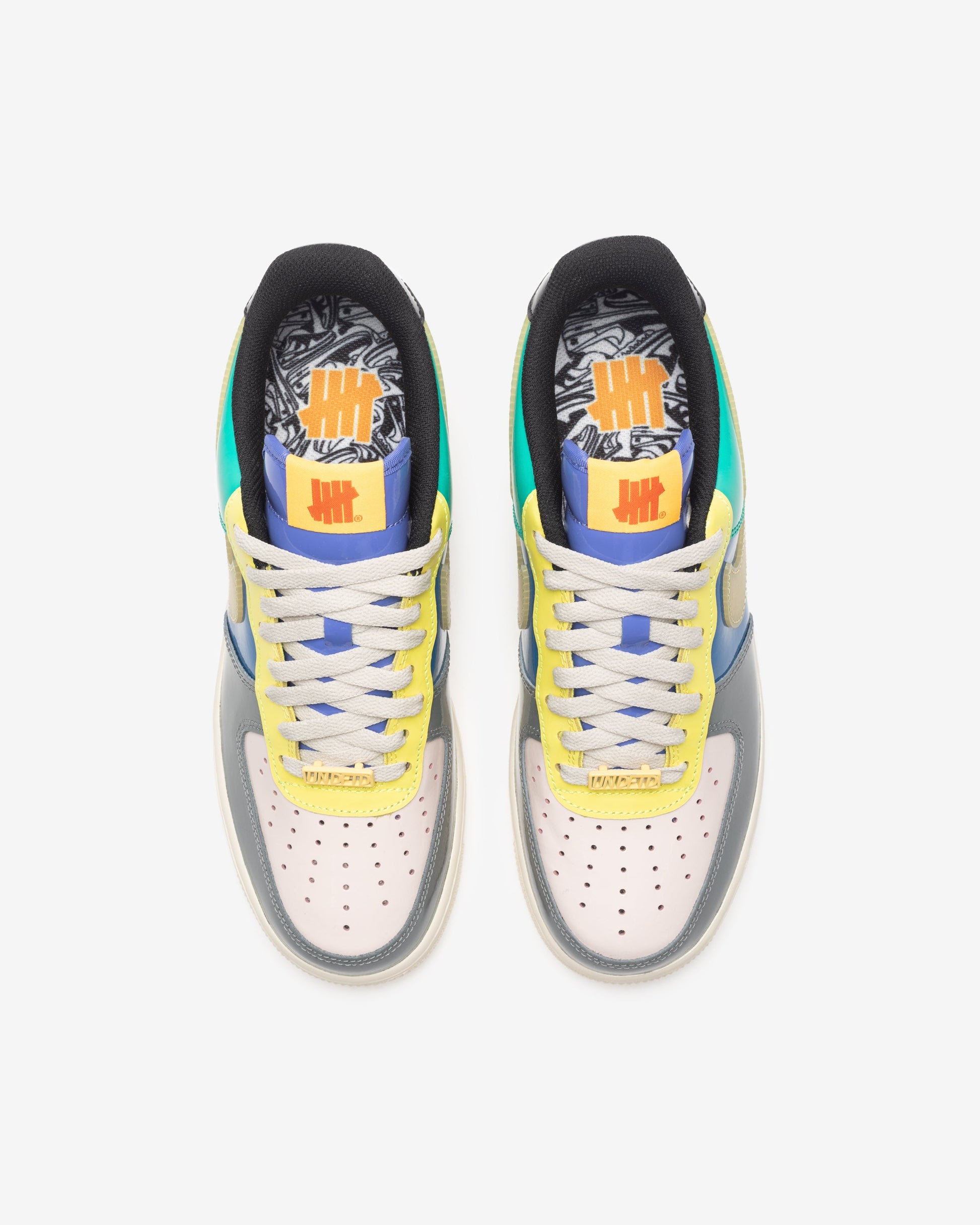 Undefeated Footwear - UNDEFEATED X NIKE AIR FORCE 1 LOW SP - SMOKEGREY/ GOLD/ MULTI