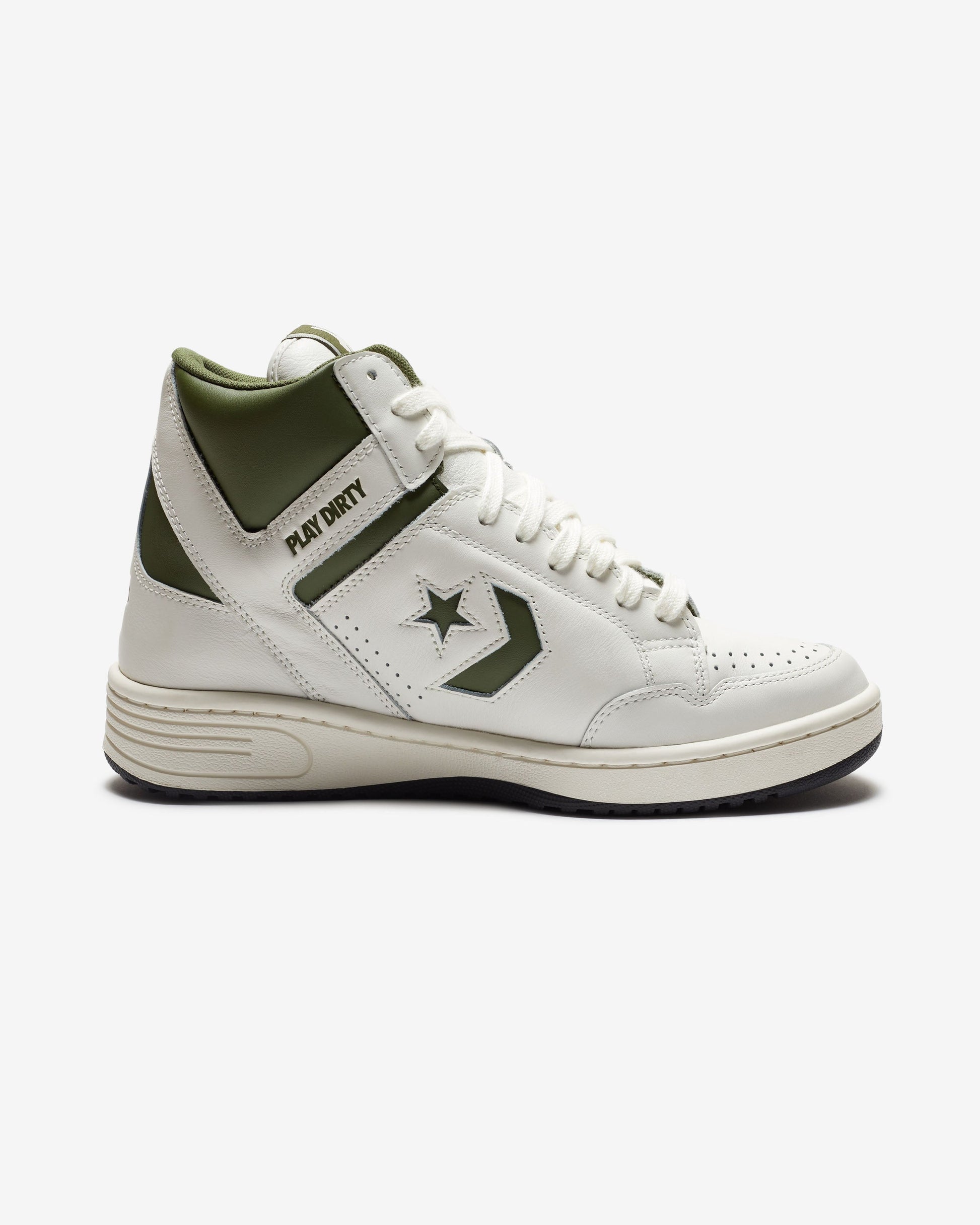 Undefeated Footwear - UNDEFEATED X CONVERSE WEAPON MID - VINTAGEWHITE/ CHIVE