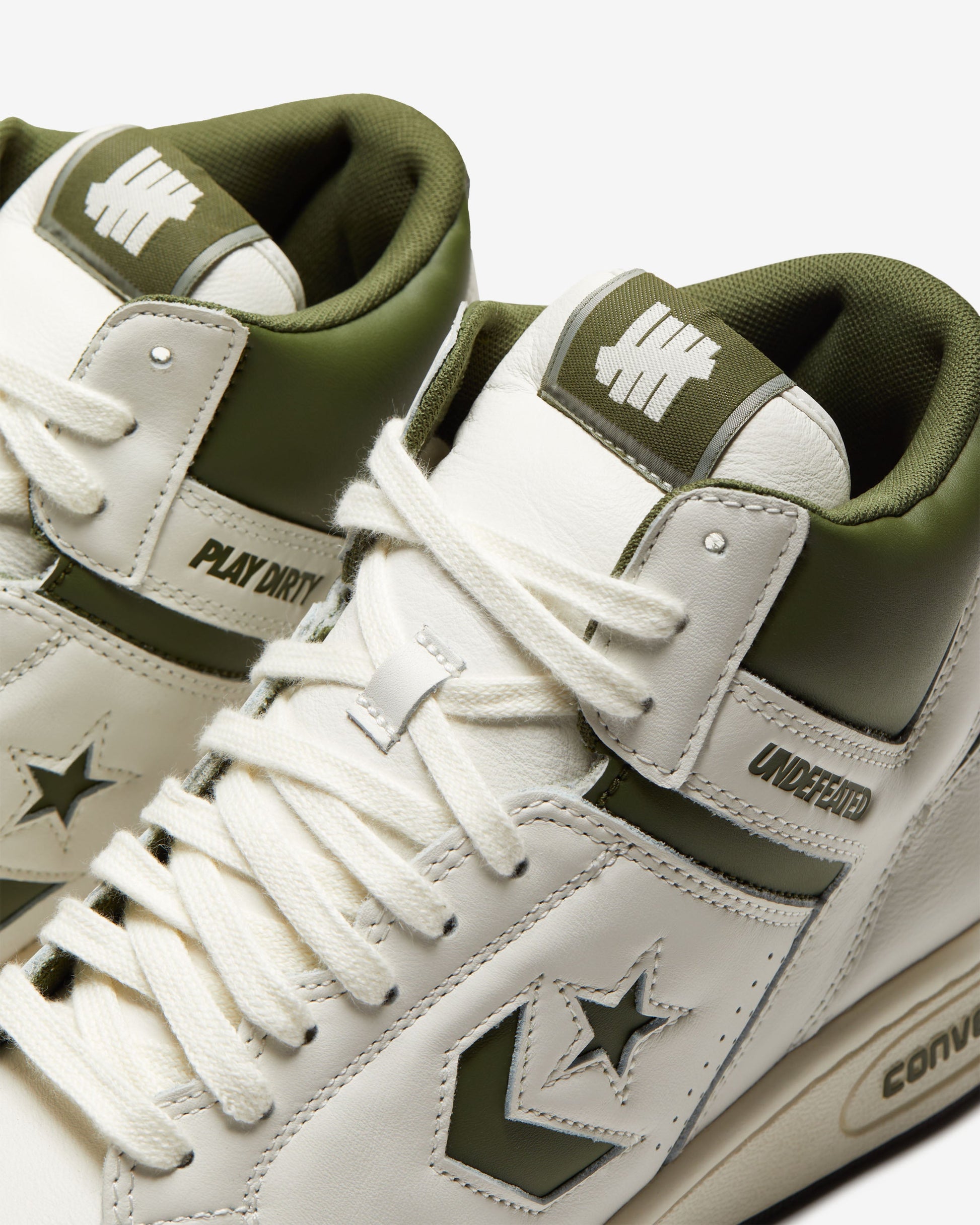 Undefeated Footwear - UNDEFEATED X CONVERSE WEAPON MID - VINTAGEWHITE/ CHIVE
