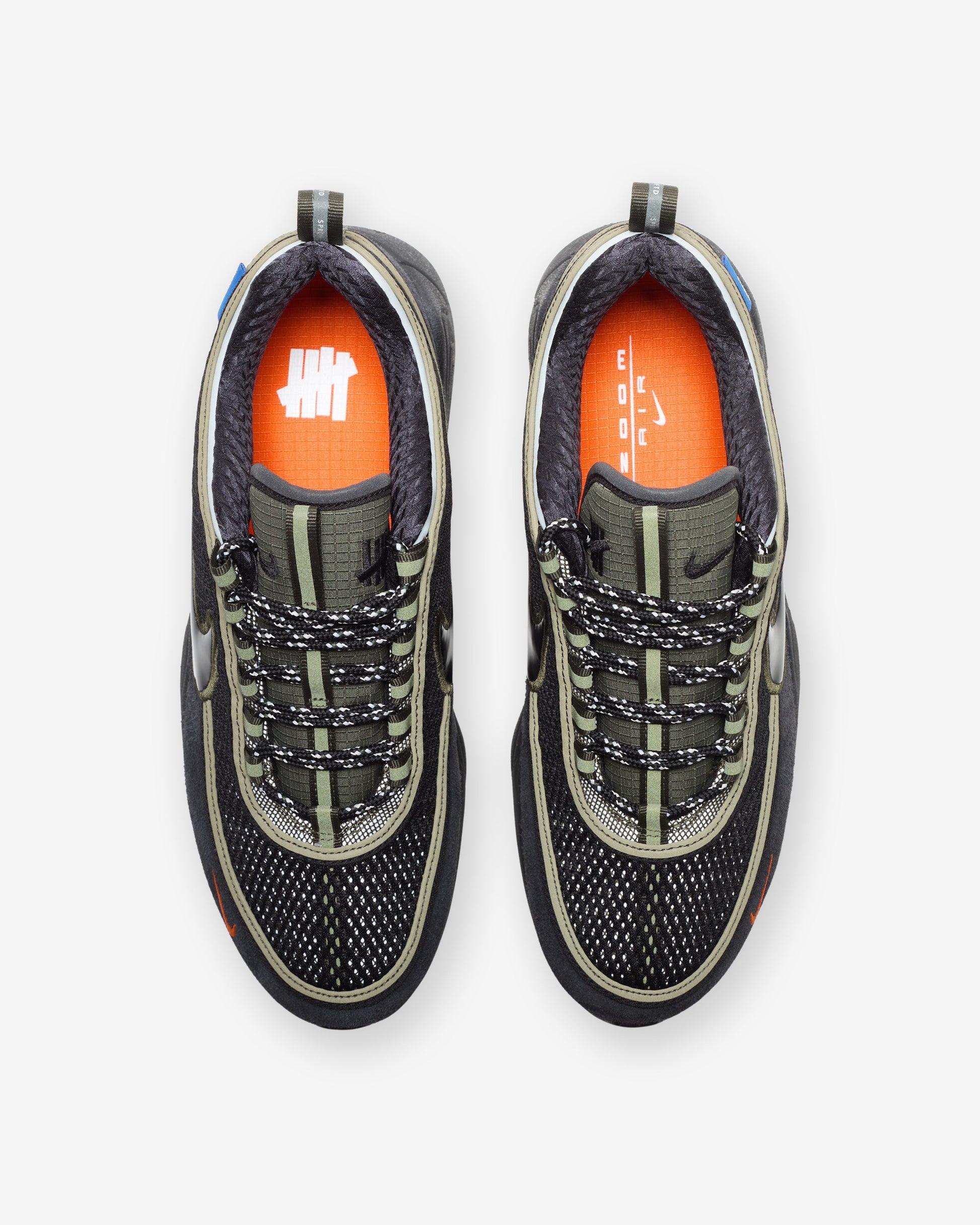 Undefeated Footwear - UNDEFEATED X NIKE AIR ZOOM SPIRIDON - CARGOKHAKI/ BLACK