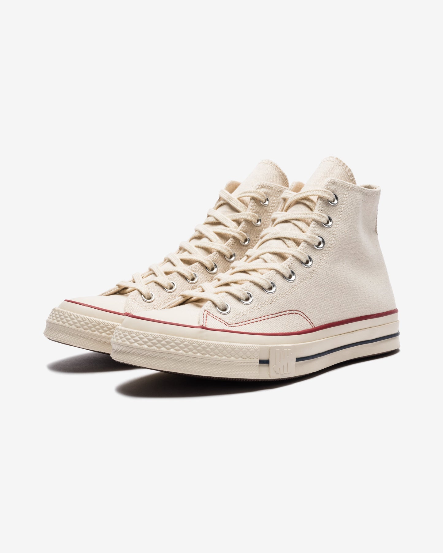 Undefeated Footwear - CONVERSE X UNDEFEATED CHUCK 70 HI - NATURAL/ FIERYRED