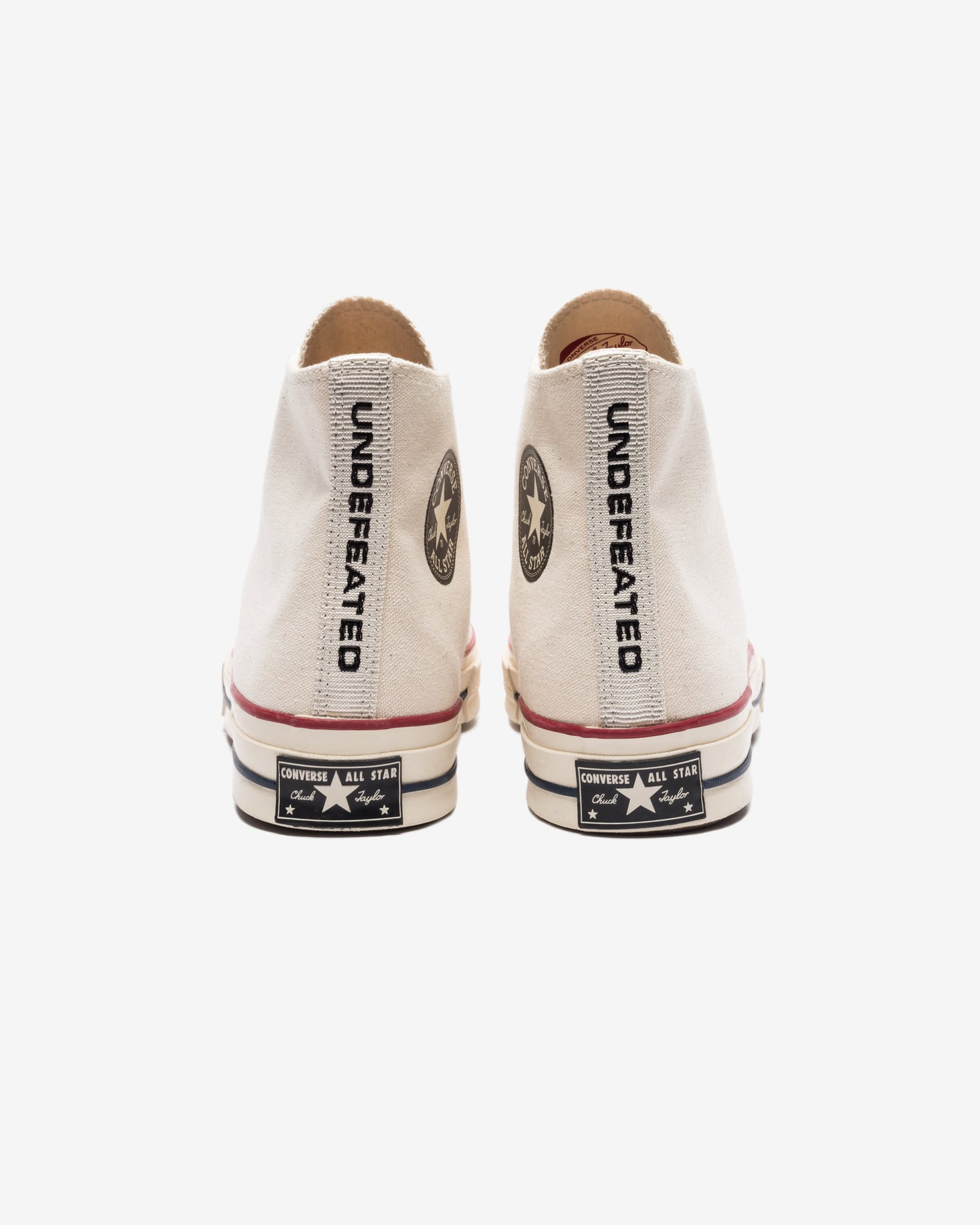 Undefeated Footwear - CONVERSE X UNDEFEATED CHUCK 70 HI - NATURAL/ FIERYRED