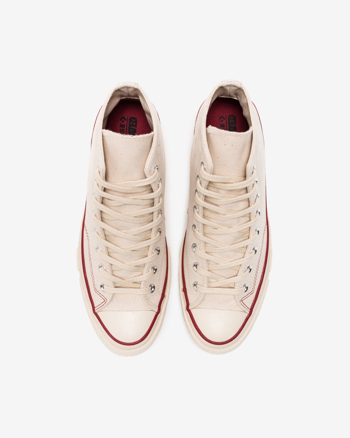 Undefeated Footwear - CONVERSE X UNDEFEATED CHUCK 70 HI - NATURAL/ FIERYRED